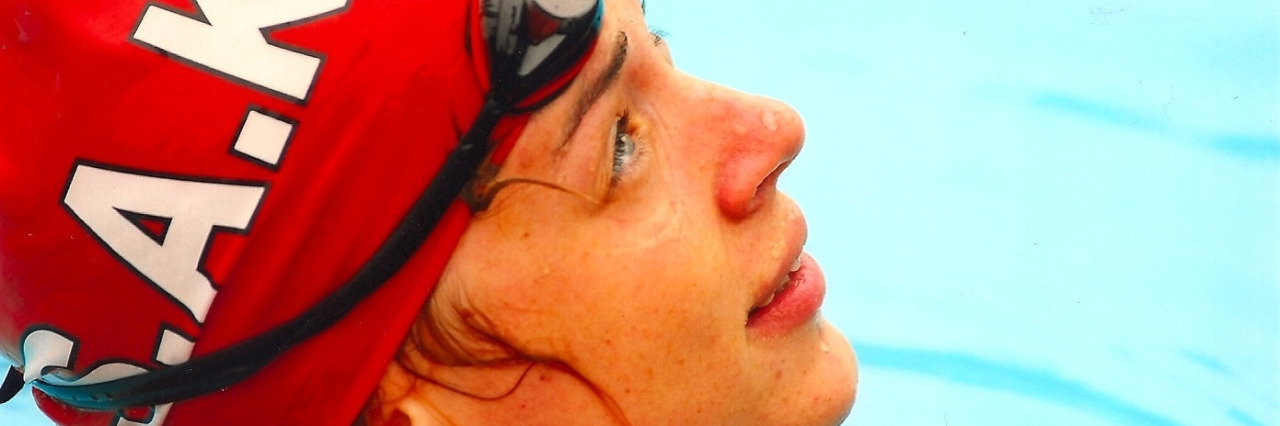 Competing in the Paralympics With a Spinal Cord Injury Beth swimming.