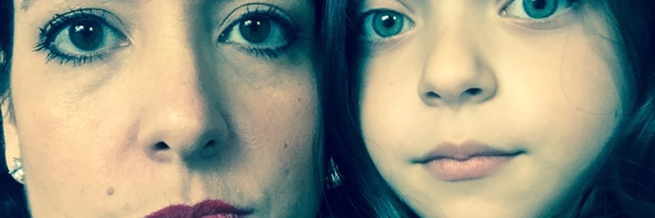 Being a Single Mom With Crohn's Disease woman with her young daughter