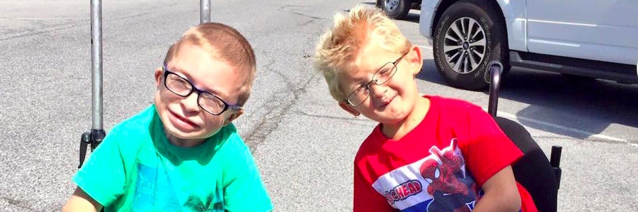 Meeting Others With a Rare Disease on TLC's 'Two In A Million' Show Owen and Giovanni smiling together