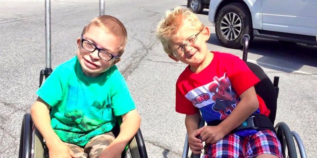 Owen and Giovanni smiling together