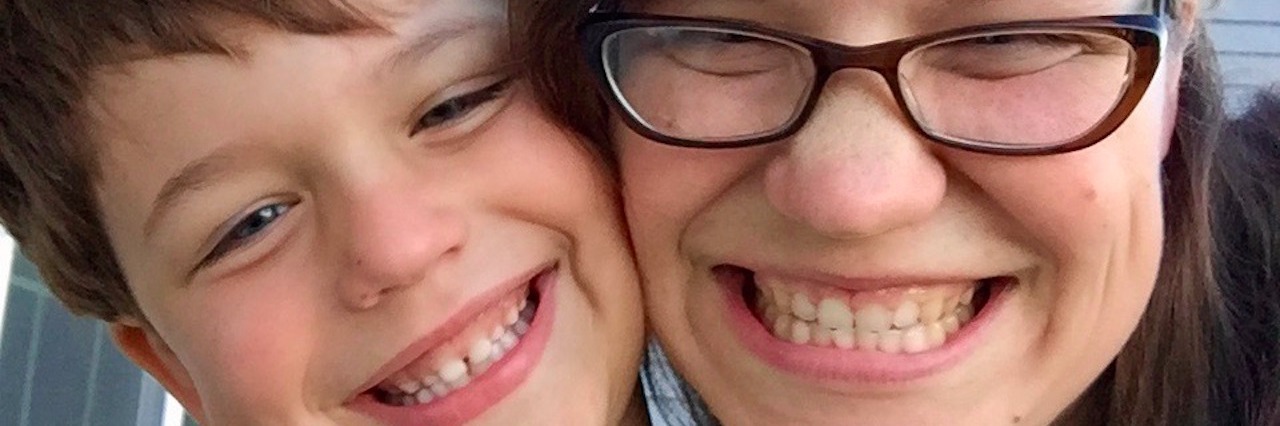 Autism: Letting Go as My Son Goes to His First Day of Kindergarten Mom and son