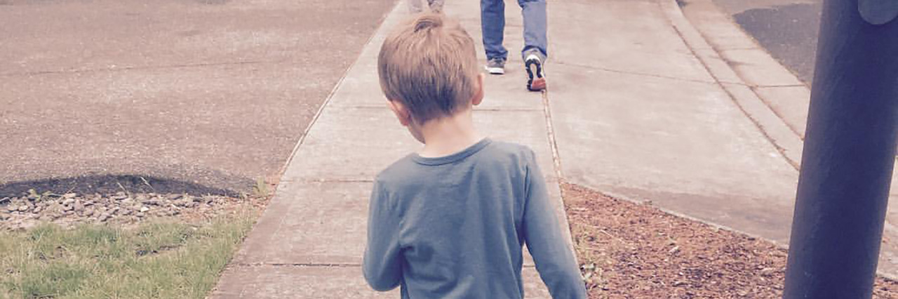 Responding to Comments From Kids About Disability Finley walking.