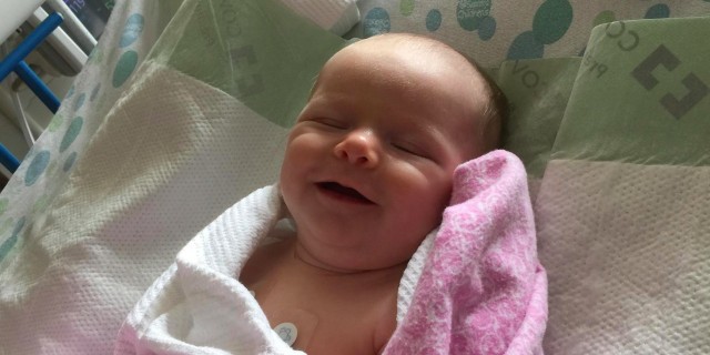 Why Being Sick Didn't Stop Me From Caring for My Terminally Ill Daughter Millie smiling