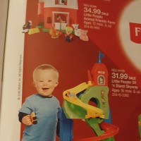 little boy with down syndrome in target's toy book