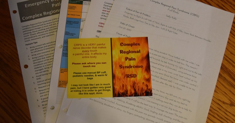 packet of information about crps