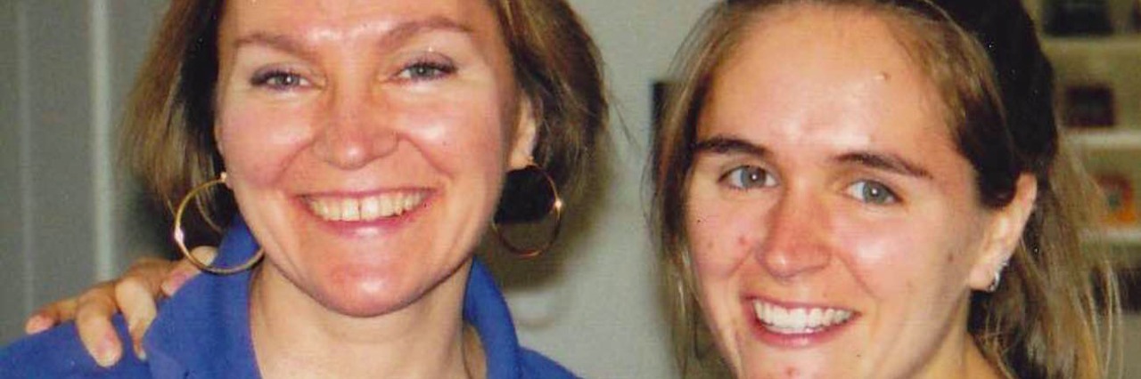 Feeling Mixed Emotions After My Breast Cancer Diagnosis Mother and daughter, with daughter's arm around mother's shoulder