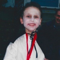 boy in a Halloween costume
