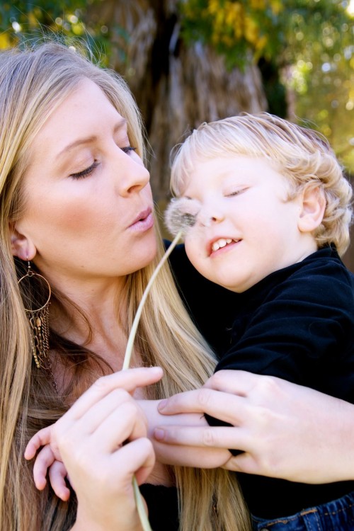 Courtney and Gavin outside.