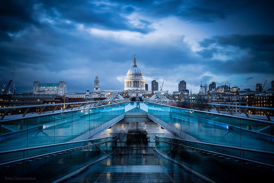 Millenium Bridge and St Paul by Tom