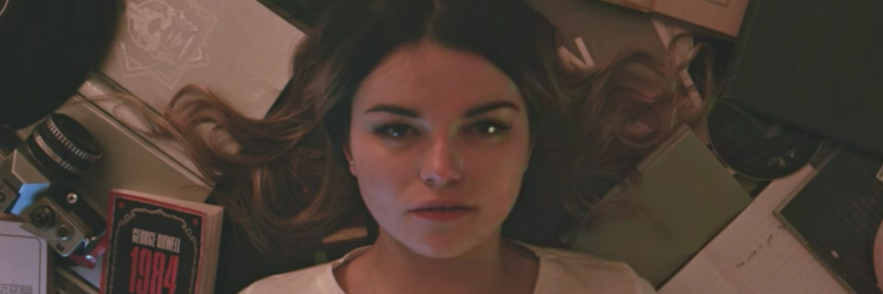 What Videos Describe Depression and Anxiety Best woman staring at the camera