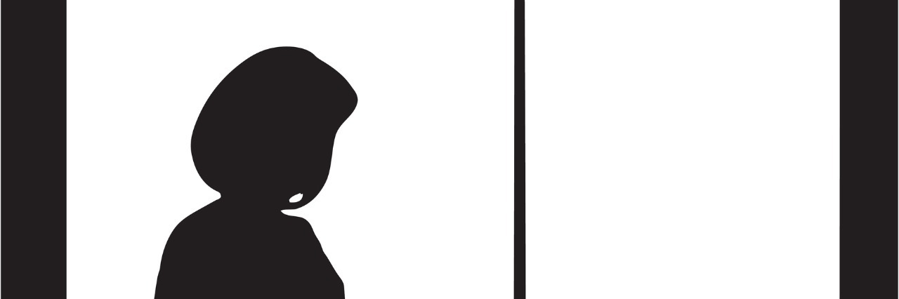 Ways Borderline Personality Disorder Can Manifest silhouette of the woman against window isolated on white background