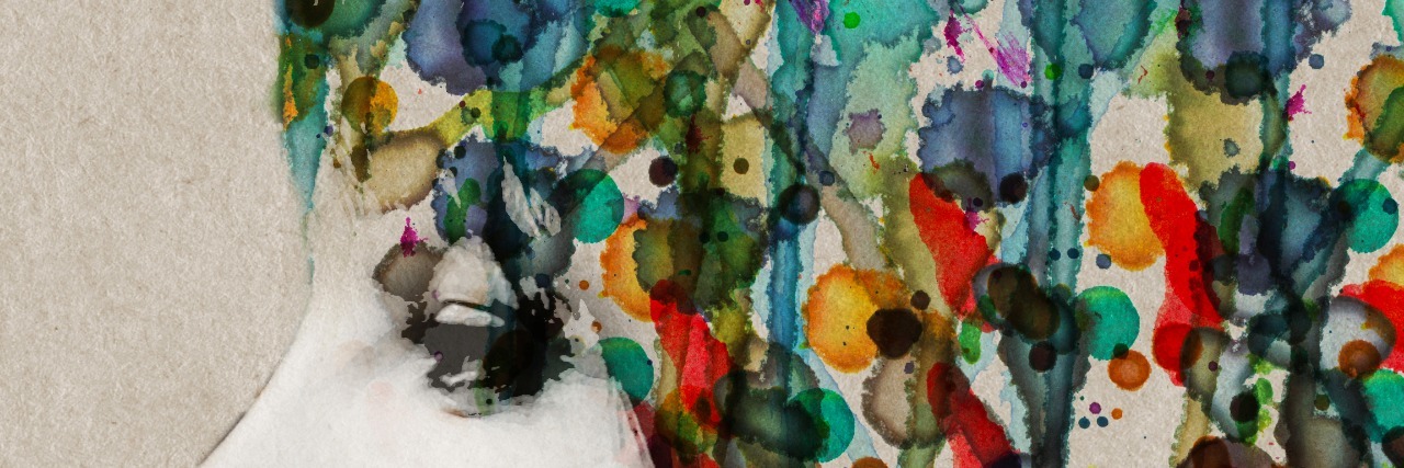 How Having a Rare Disease Affects Your Mental Health The grange watercolor female profile