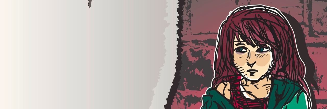 ME/CFS and Gaslighting: What to Do When Doctors Don't Believe You girl standing against a brick wall