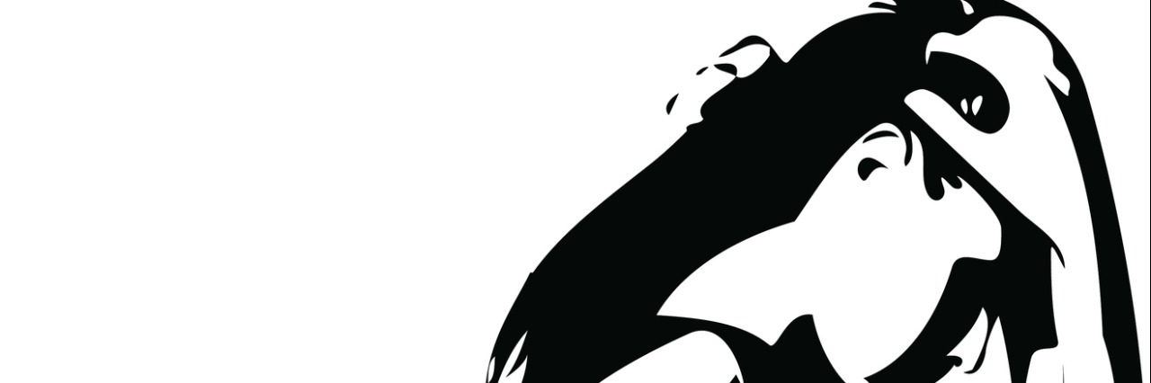 Coping With a Multiple-Day Migraine Flare-Up Silhouette/sketch of a kneeling woman