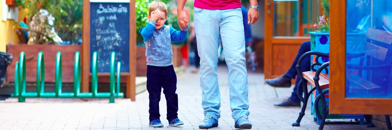 Special Needs Sibling Responds to Public Meltdown 'Joke' upset baby and father on the city street