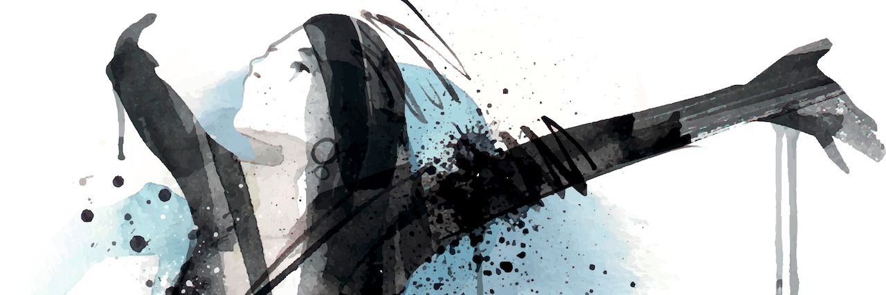 You Don't Control Anorexia, Anorexia Controls You a drawing of a woman with her hands up