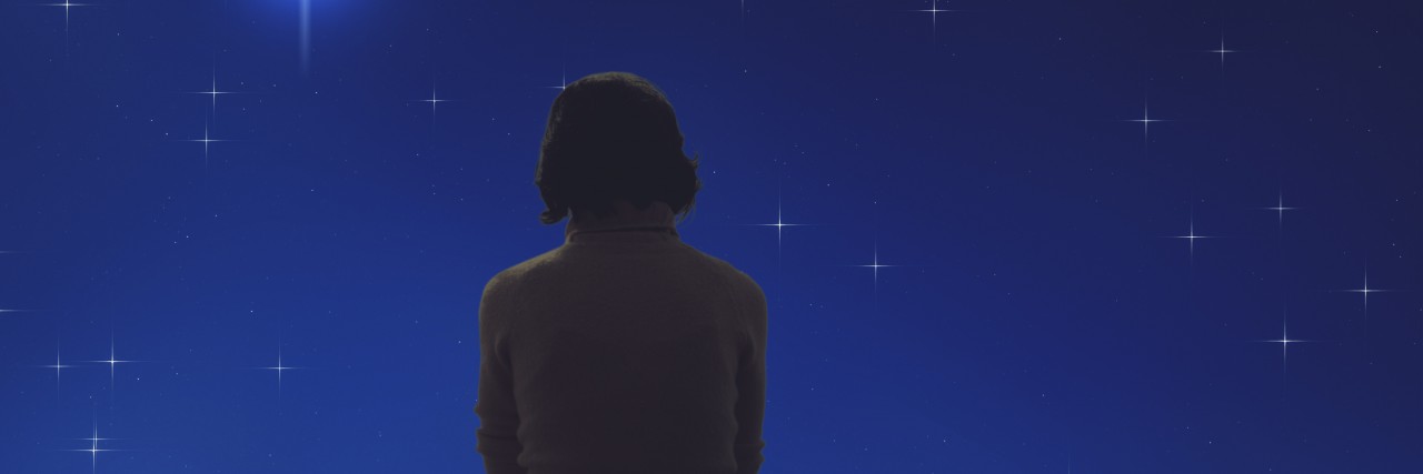 What I Wish You Understood About My Chronic Mental Illnesses Girl watching the stars.