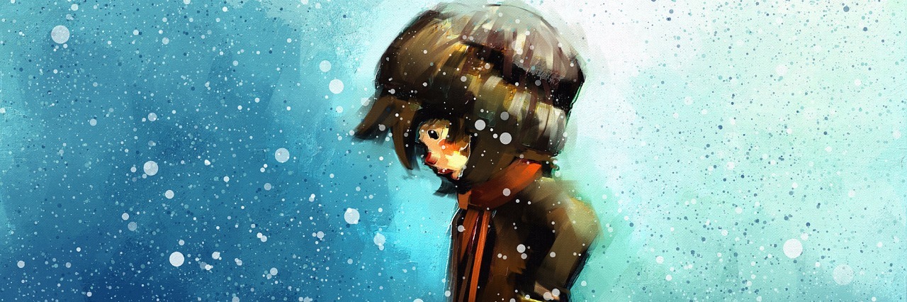 Why Doctors Need to Explain How Serious Ehlers-Danlos Syndrome Is digital painting of little girl walking in winter outdoor, oil on canvas texture