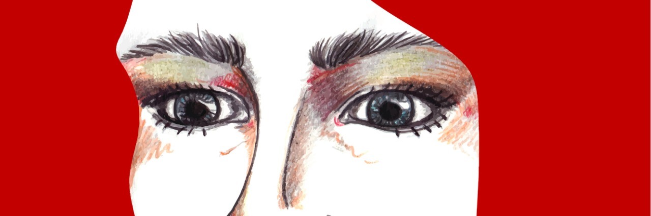 Losing Friends and Blaming Myself Because of Chronic Illness Beautiful abstract dramatic girl with long red hair vector