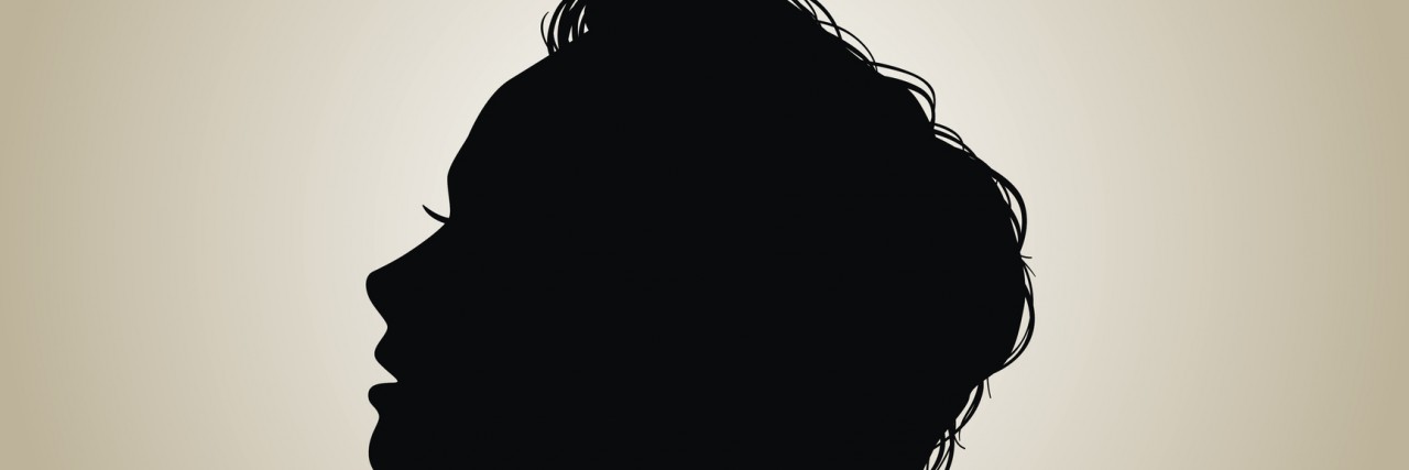 Silhouette of woman