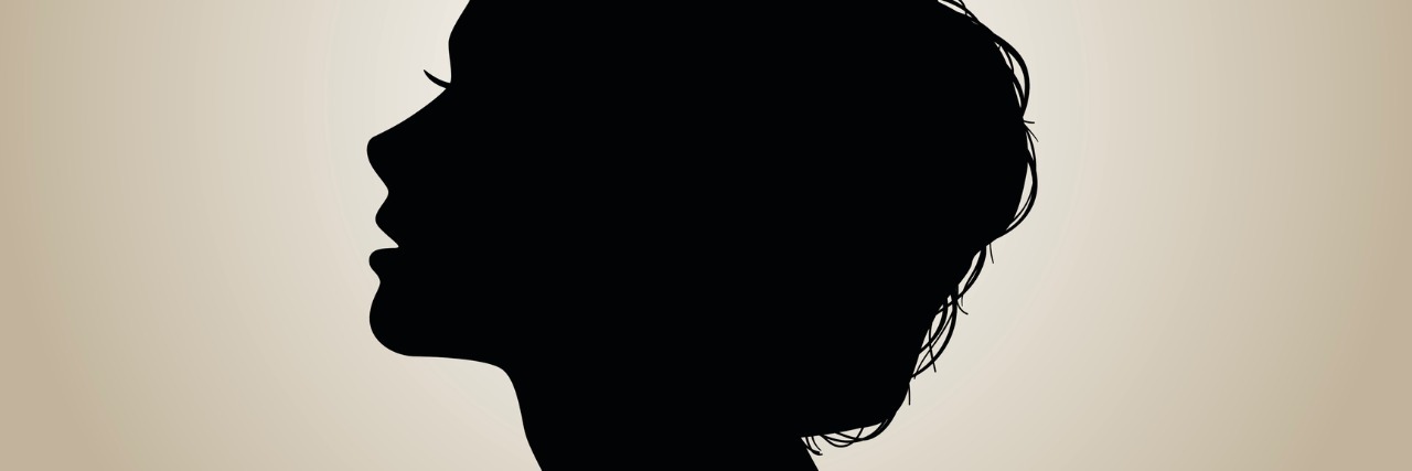 Discovering Your New Identity After Diagnosis of Chronic Condition silhouette of a woman