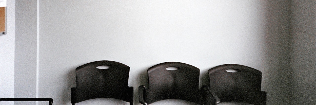 Child With Mental Illness: Connecting With Parents in the Waiting Room chairs against a wall in a waiting room