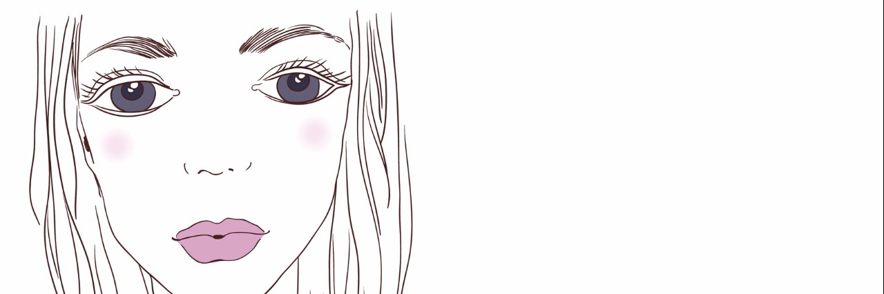 Note to People Who Do Not Accept Mental Illness Is Real sketch of girl's eyes