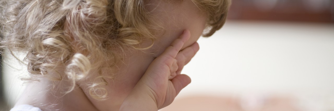 Mom Responds to Pubic Meltdown Facebook Post Young boy crying