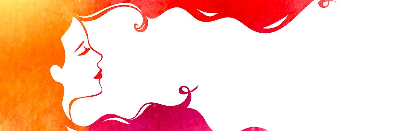 How I Explain My Anxiety A watercolor painting of a woman