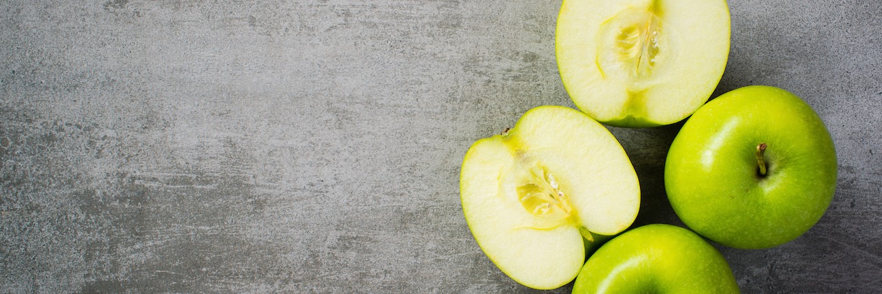 Opening Up About Our Struggles Can Help Prevent Suicide cut green apples