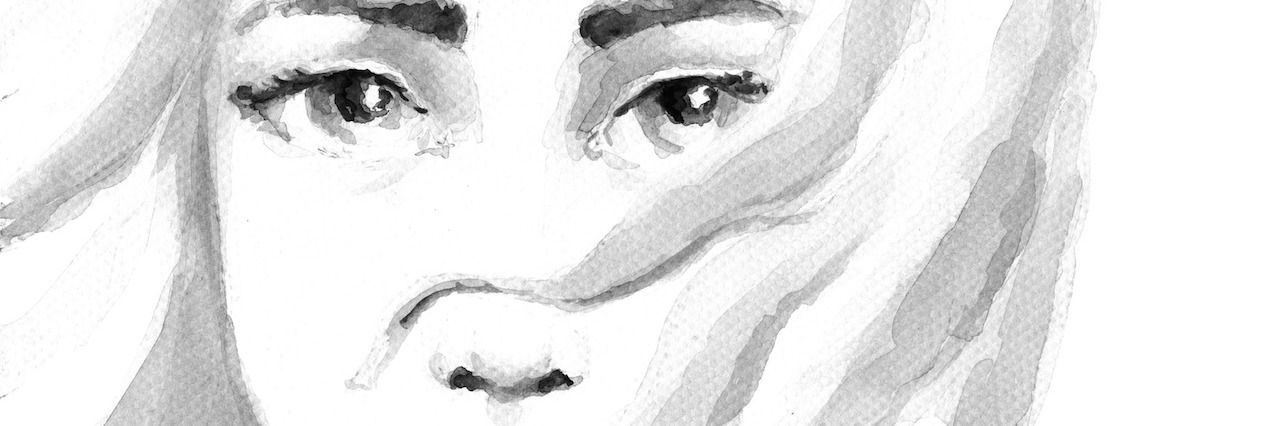 Why It's Important to Ask for Help When You're Struggling With Bipolar illustration of a girl who looks sad