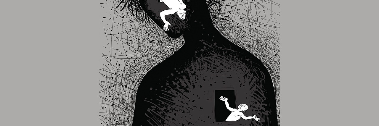 Unexplained Symptoms: What Is Functional Neurological Disorder an image showing a person from person's head and a person's body arguing