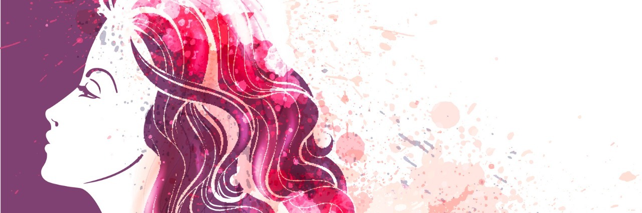 What It Means When People Don't Believe My Chronic Fatigue young woman portrait with colorful splashes