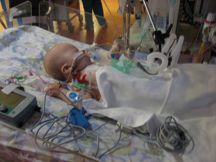 Michelle's daughter in the ICU