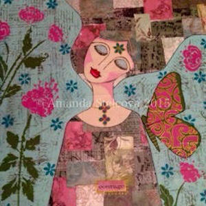 amanda's mixed media artwork