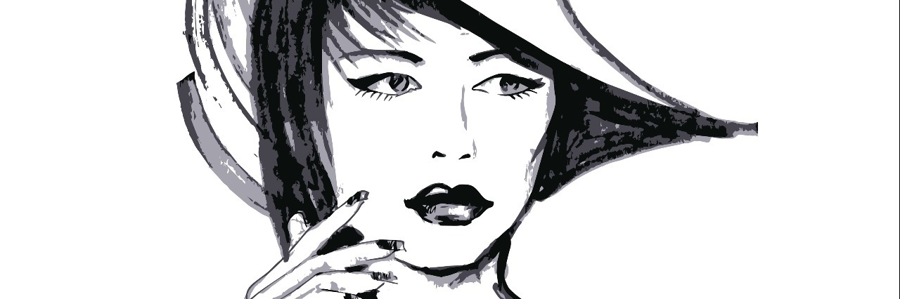 Why I Don't Call Myself a Chronic Illness Warrior drawing of woman wearing hat