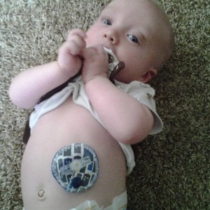 The author's baby