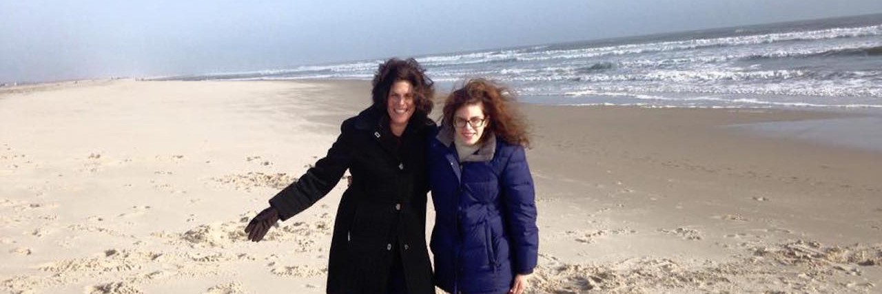 What to Be Thankful For as a Person With Cerebral Palsy two friends on a beach