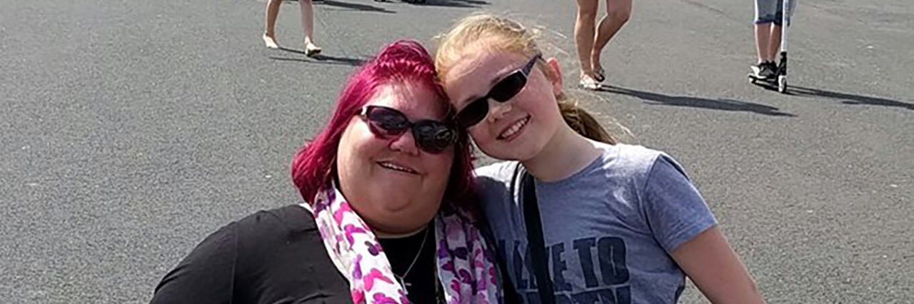 My Life 'Multi-Tasking' With Multiple Sclerosis Emma out and about.