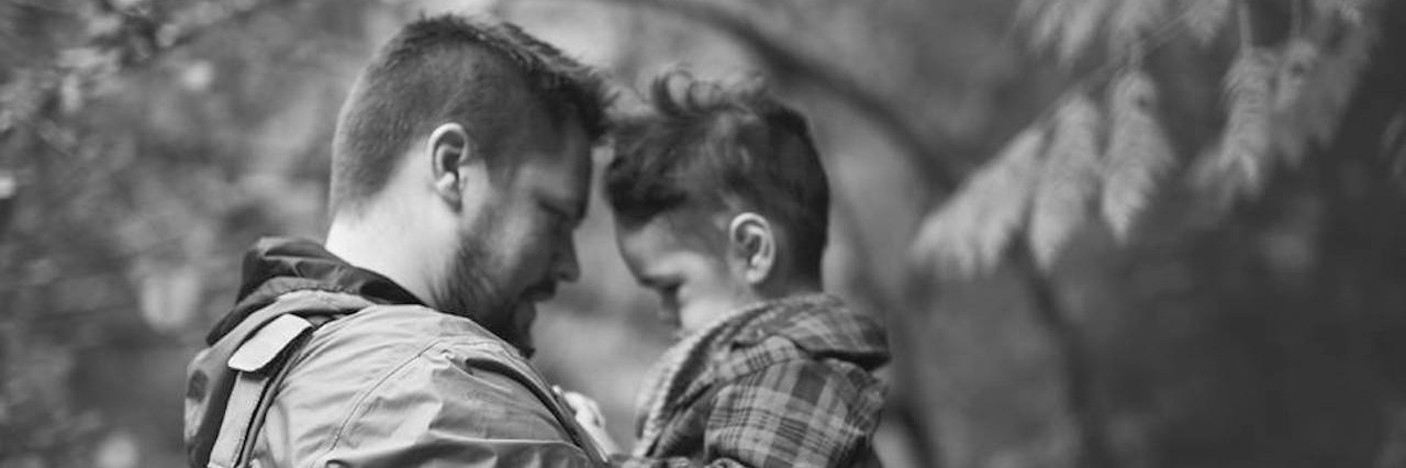 Letter to My 3-Year-Old Child With Nemaline Myopathy dad holding baby