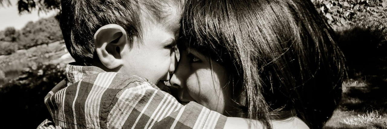 When a Child Who Has Special Needs Asks If the New Baby Will, Too Aileen and Braxton.