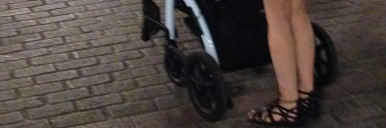 To the People Who Ask 'What's Wrong With You?' Ardra with her rollator, 'Optimus Prime.'