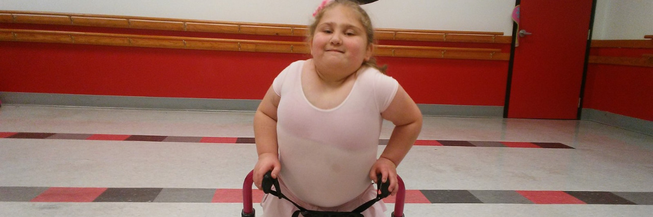 Why I'm Thankful for Anita's Dance Center Namine at dance class.