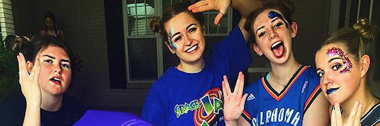 Thank You Letter to Friends for Helping Me Through Chronic Illness group of friends wearing costumes