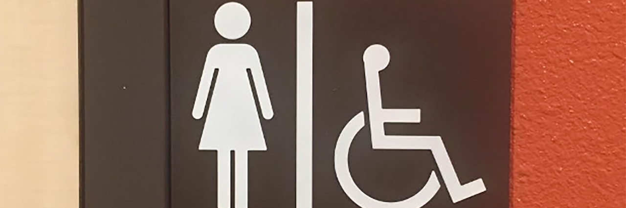 Why We Need 'Changing Places' for People With Disabilities Women's bathroom sign.