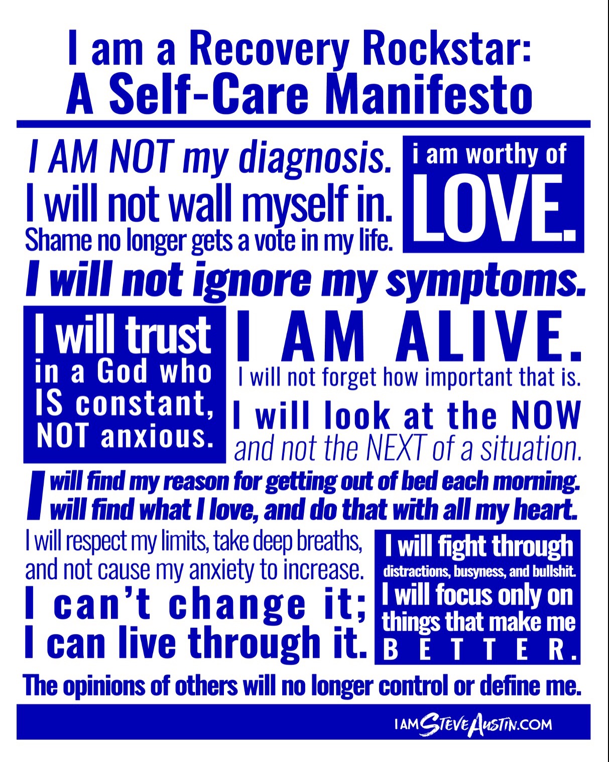 Steve Austin's Self-Care Manifesto