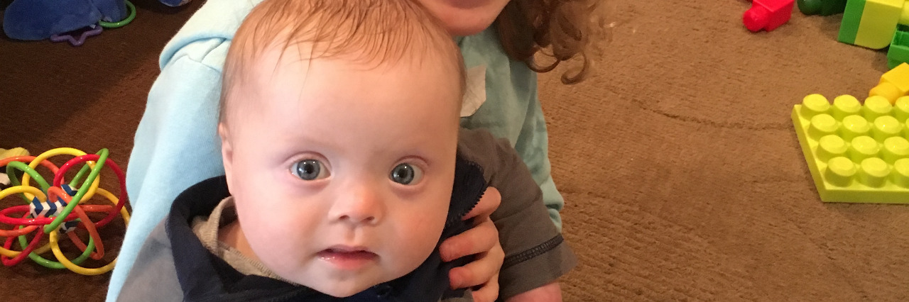 Why I Prefer People-First Language for My Son With Down Syndrome Lissy's son and daughter.