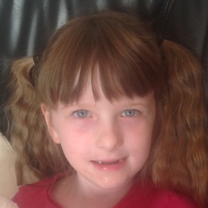 The author's daughter