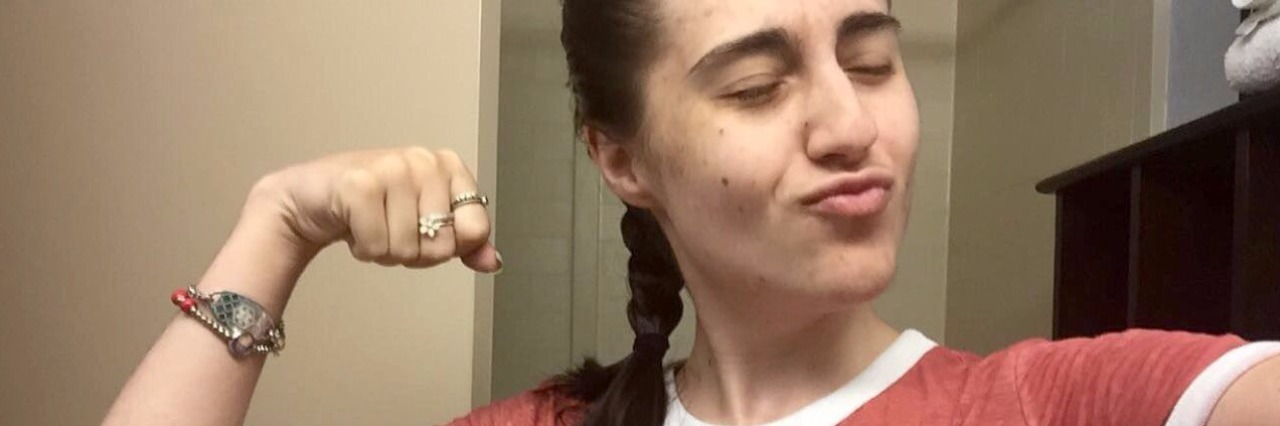 Loss of Hope and Chronic Illness woman flexing