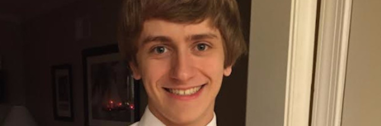 Mom of Autistic Teenager Writes Letter to Ignorance The author's son wearing a tie and button-down shirt